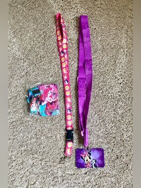 Disney Themed Neck Strap Lanyard Bundle